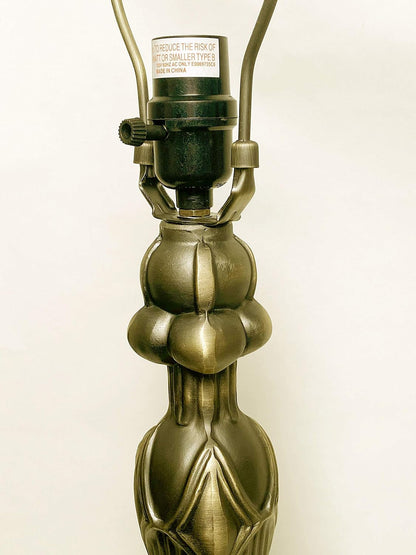 Tiffany Style Large 23.5" Cast Metal Lamp Base No Shade4