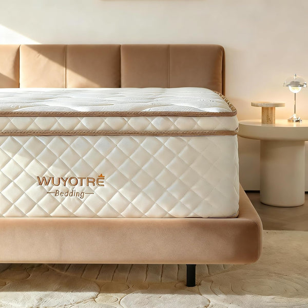 Queen Size Mattress, 10 Inch Hybrid Pocket Spring Mattress in a Box, Individually Wrapped Coils for Motion Isolation & Zero Noise, Medium Firm Support for Back Pain Relief, Certipur-Us Certified1