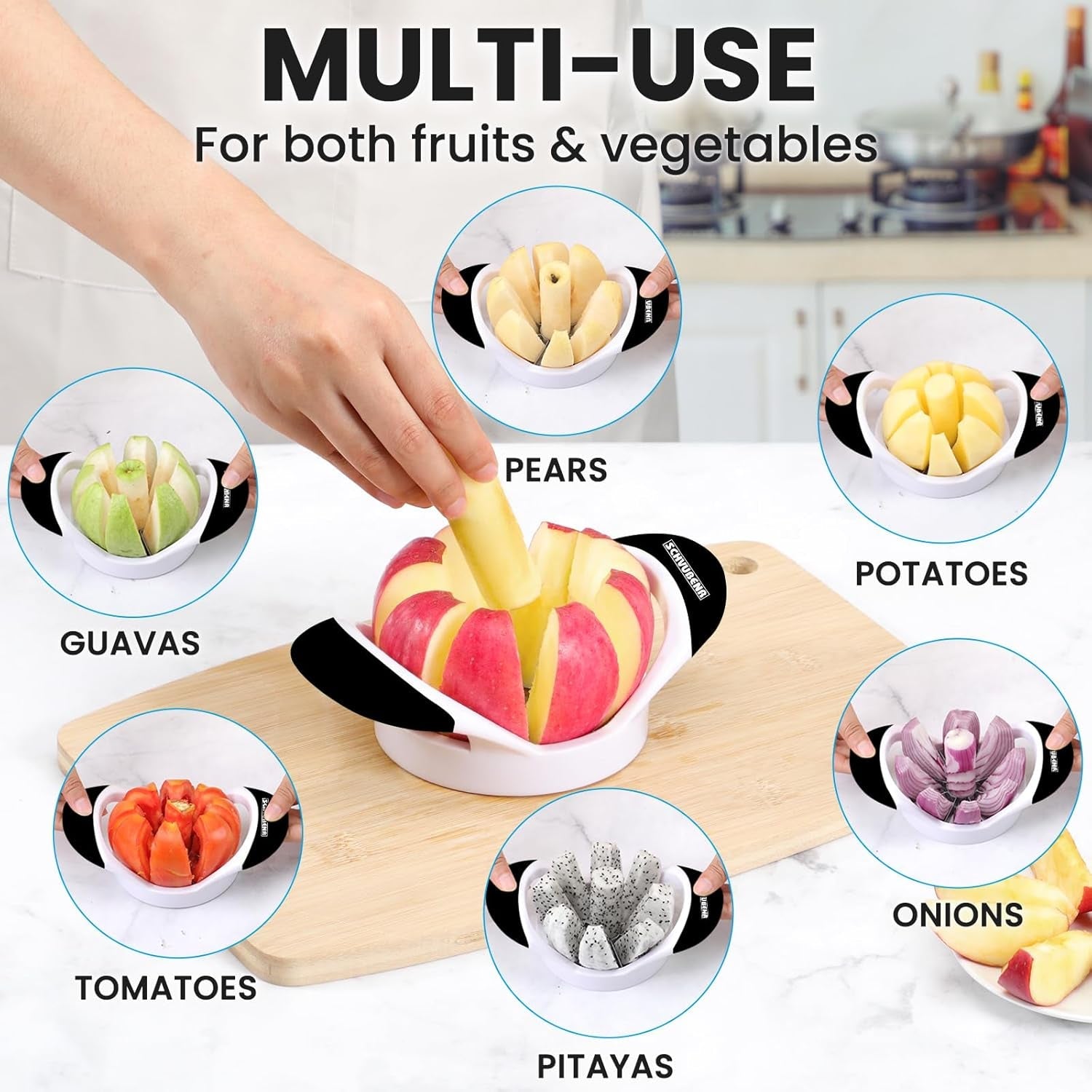 3-5-inch-apple-slicer-professional-apple-cutter-stainless-steel-apple-corer-super-sharp-apple-slicer-and-corer-apple-tool-with-8-sharp-bladesblack