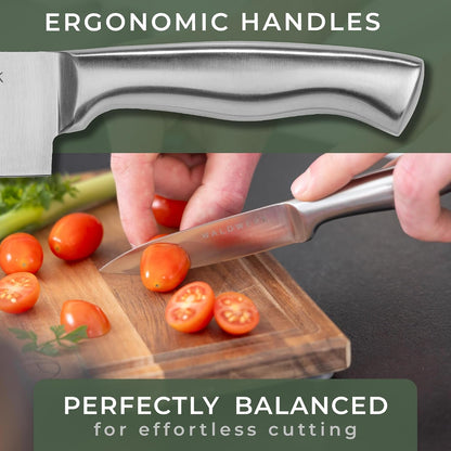 Knife Set - 11Pcs Kitchen Knife Set with Block and Integrated Sharpener - Kitchen Knife Set - Knife Block Set - Kitchen Knifes - Knives Set for Kitchen5
