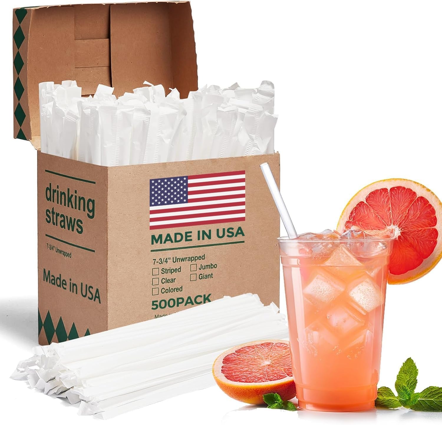 glotoch-500pcs-individually-wrapped-clear-plastic-straws-7-75-long-0-24-diameter-disposable-drinking-straws-for-every-occasion-party-made-in-usa