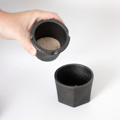 Cast Iron Spice Grinder 3-Piece Set, Heavy Duty Manual Spice Mill for Fresh Herbs Salt Pepper and More, Durable Easy-To-Use Kitchen Tool6
