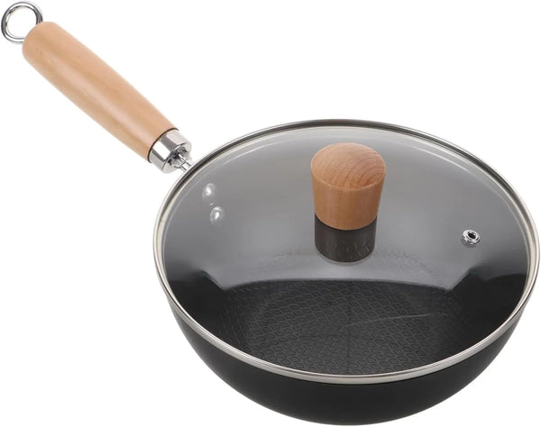 Mini Iron Pot Lid Nonstick Skillet for Cooking Stir Fry Pan Chinese Wok Kitchenware for Stove1