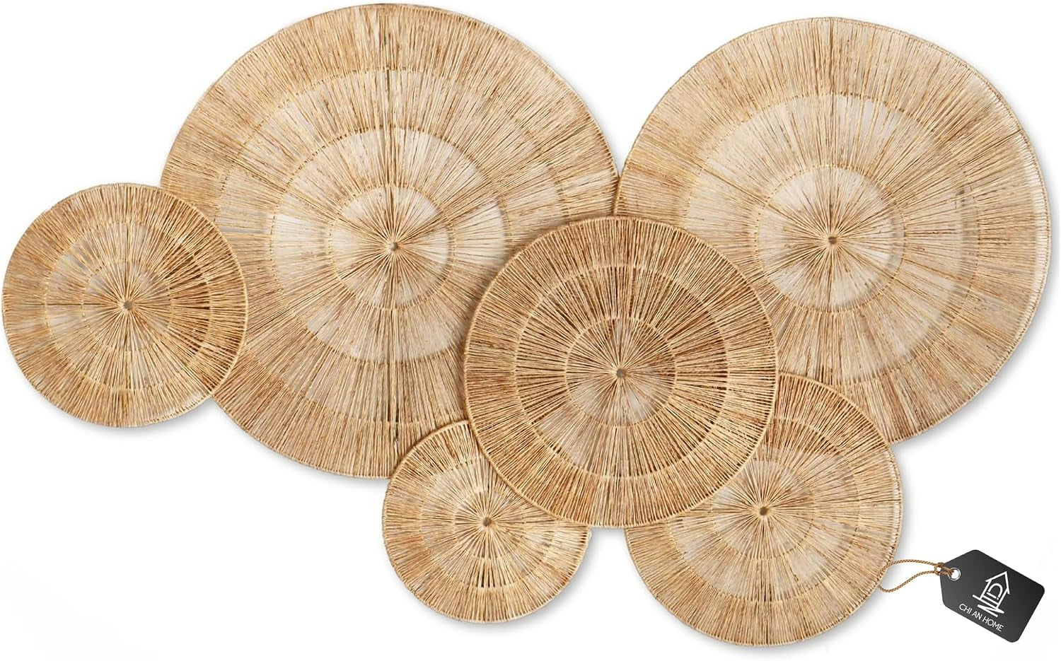 wicker-23-inch-jute-wall-decor-baskets-set-of-6-extra-large-woven-jute-wall-plates-23-21-15-13-12-10-decorative-baskets-for-wall-arts-wall-hanging-for-bedroom-living-room-office-23-21-15-13-12-10-natural-handwoven-jute-boho-wall-art-coastal-wall-basket-for-living-room-bedroom-entryway