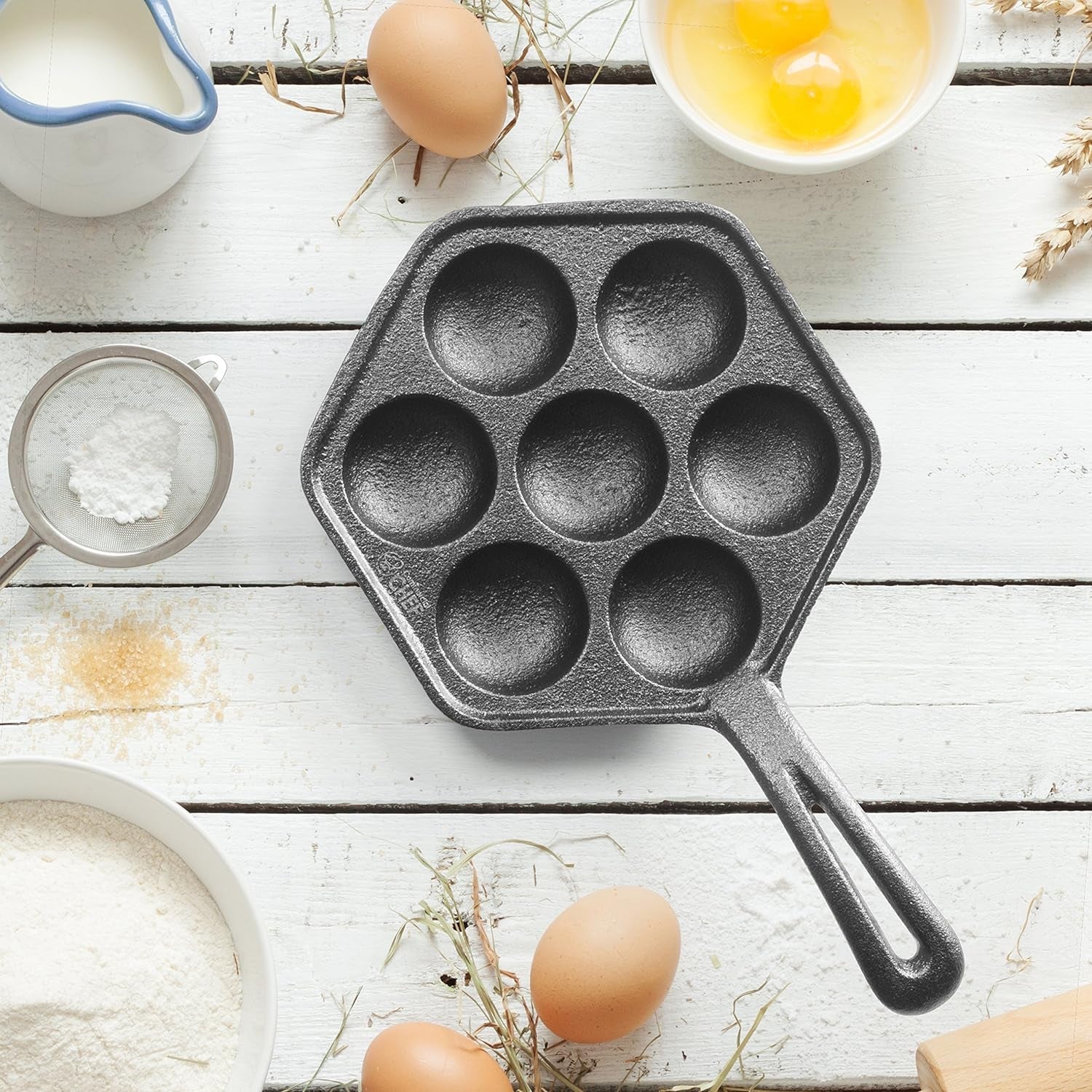 danish-aebleskiver-pan-pre-seasoned-cast-iron-chci4105-seven-sections-for-mini-puffs-and-pancake-balls-works-on-all-cooktops-including-induction-outdoor-cookware-for-grills
