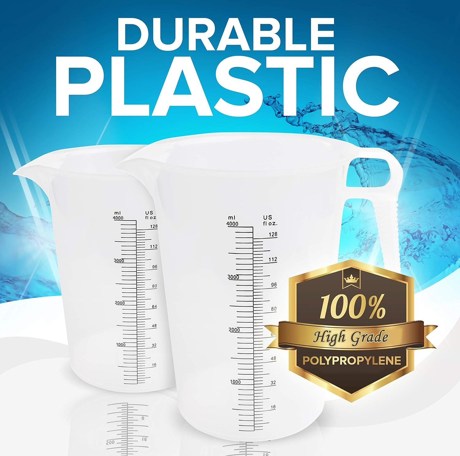 32oz-1-quart-measuring-pitcher-plastic-multipurpose-great-for-chemicals-oil-pool-and-lawn-ounce-oz-and-milliliter-ml-increments-1000-ml