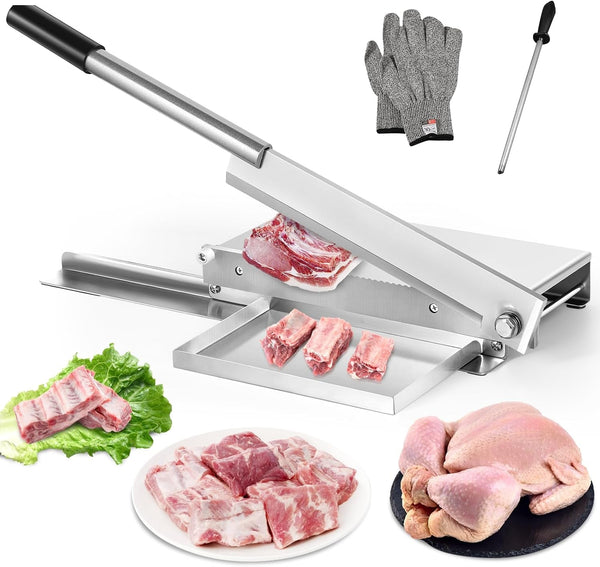 Manual Meat Bone Cutter Rib Slicer with 16 Inch Knife (KD0298)1