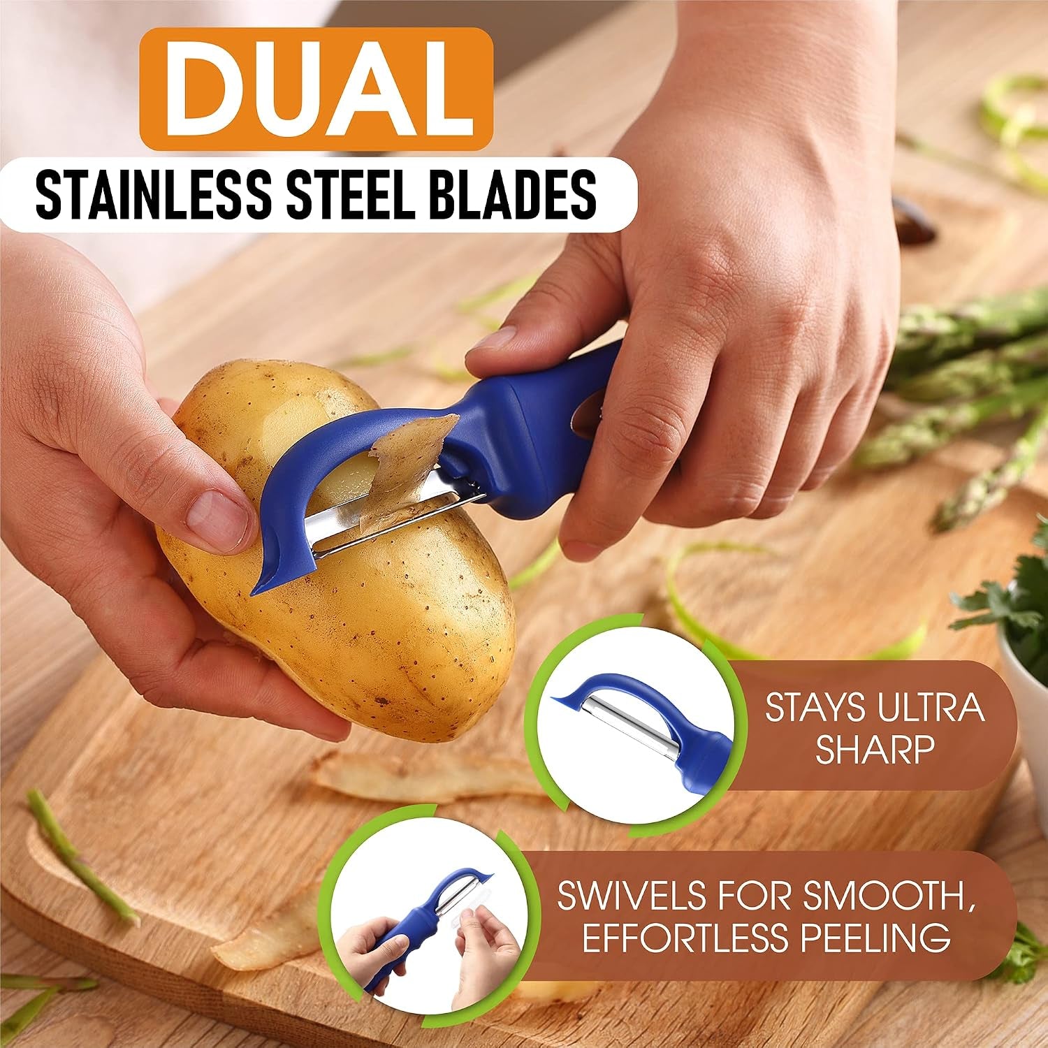 stainless-steel-swivel-peeler-4-sided-handheld-box-grater-xl-size-2-product-bundle-sapphire