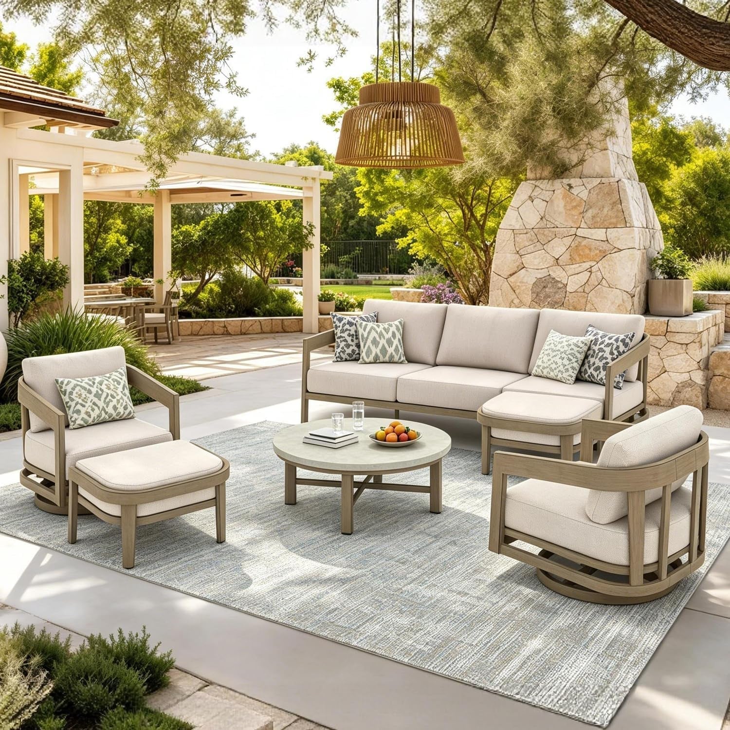 outdoor-aluminum-patio-swivel-conversation-sofa-set-6-pieces-swivel-lounge-chair-with-round-table