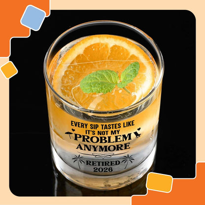 Retirement Gifts for Men 2026 - Coworker Leaving, Goodbye Gift, Farewell Gifts for Coworkers, Friends, Dad, Grandpa - Retirement Gift for Men from Friend, Family, Colleague - Whiskey Glass4