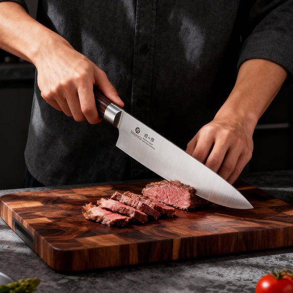 Chef Knife 8 Inch, Professional Kitchen Knife in Japanese HC Steel7