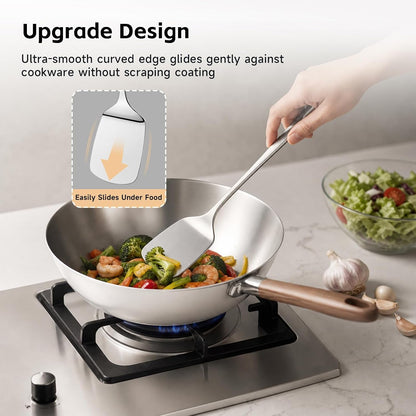 Cooking Utensils Set, 4PCS Stainless Steel Spatula, Dishwasher Safe5