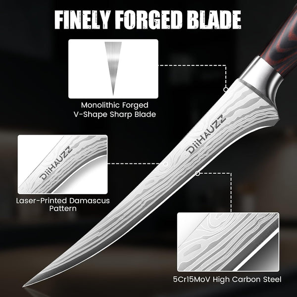 7 Inch Fillet Knife, Razor Sharp Boning Knife for Fish3