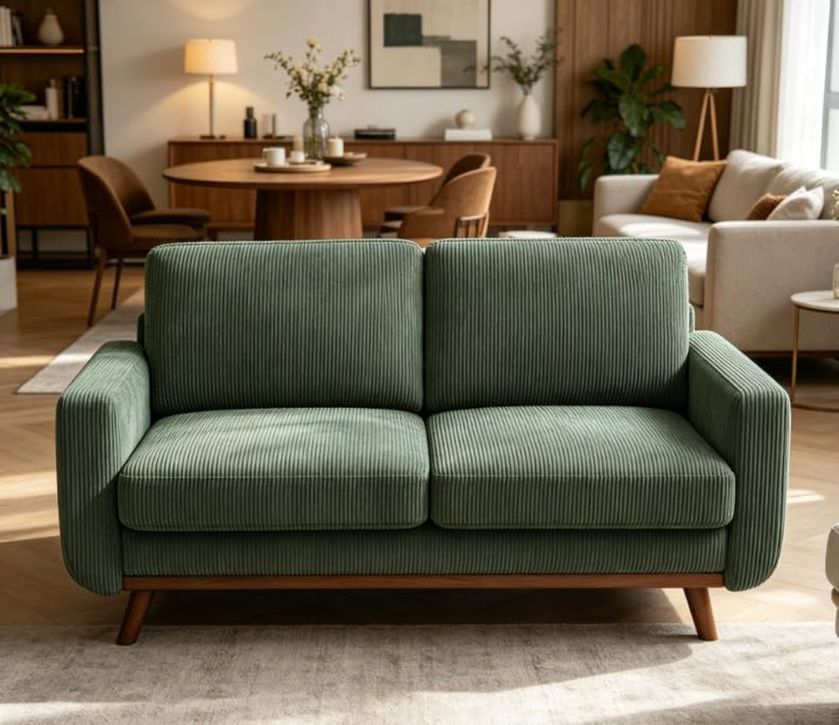 68-comfy-green-corduroy-loveseat-sofa-2-seater-deep-seat-couch-with-spring-cushion-solid-wood-frame-for-living-room-bedroom-office
