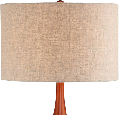 Rocco 30" Large Table Lamp Blue Ceramic USB Workstation Base Handmade3