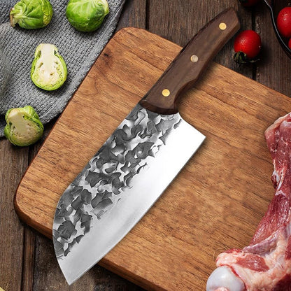 Meat Cleaver, 7 Inch Slicing Knife Kitchen Cleaver Meat Chop Vegetables Utility Stainless Steel Butcher Boning Knives5