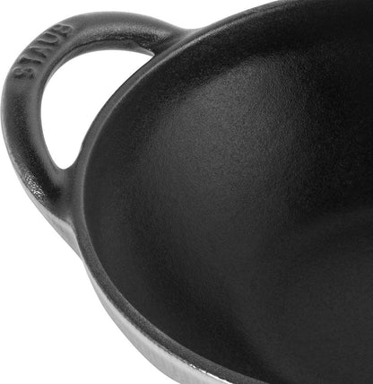STAUB Baby Wok, 0.5-Qt, Graphite Gray2
