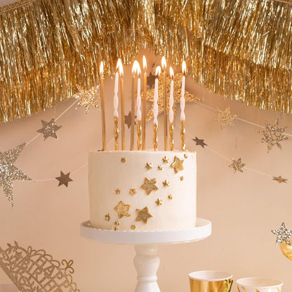 Long Birthday Candles for Cake (Pack of 16)2