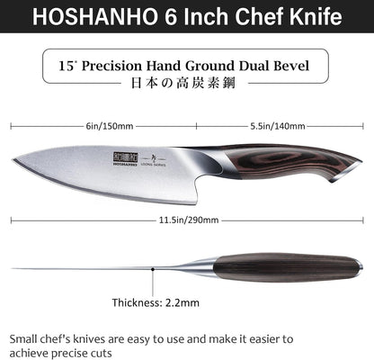 6" Kitchen Knife, Professional Japanese High-Class Chef'S Knife2
