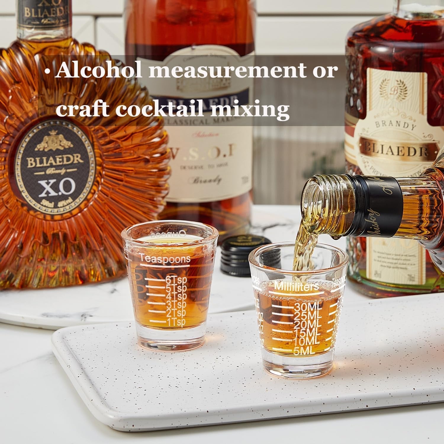 ackers-shot-glasses-etching-scale-measuring-cup-2pack-espresso-shot-glasses-liquid-heavy-glass-26-incremental-measurement-1-oz-2-tbs-6-tsp-30-ml-kitchen-tools