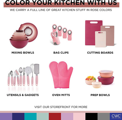 Glass Measuring Cups - Ideal for Cooking and Baking, Pink9
