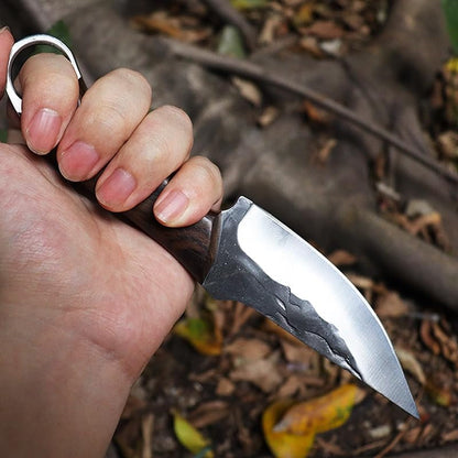 Meat Cleaver Knife, Forged Boning Knife Butcher Knife Stainless Steel Kitchen Knife Meat Cleaver Outdoor Survival Camping Knife Barbecue Knife (Color : Boning Knife B)4