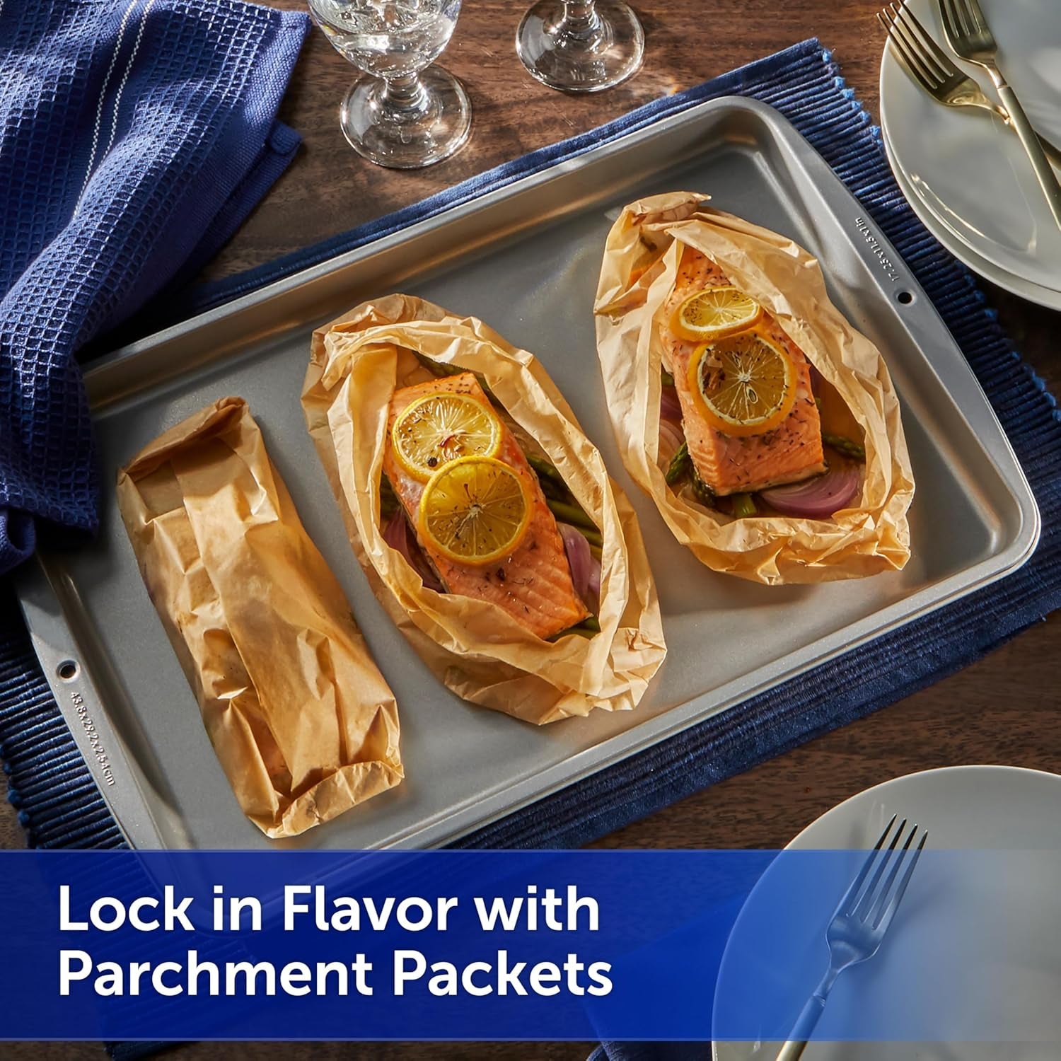 kitchens-unbleached-parchment-paper-roll-45sq-ft-chlorine-free-nonstick-baking-parchment-paper-microwave-and-oven-safe-to-425f-fits-standard-baking-sheets-12-in-x-45-ft