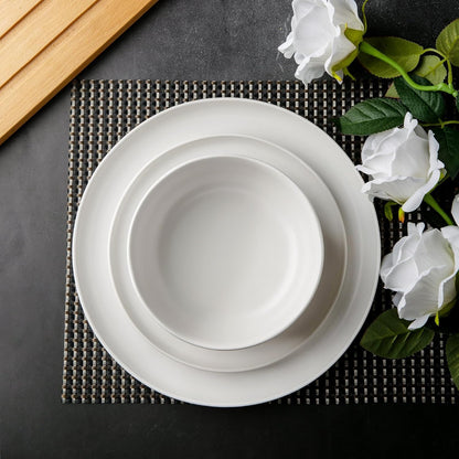 Stoneware Dinnerware Sets for 4,12Pcs Ceramic Plates and Bowls Sets3
