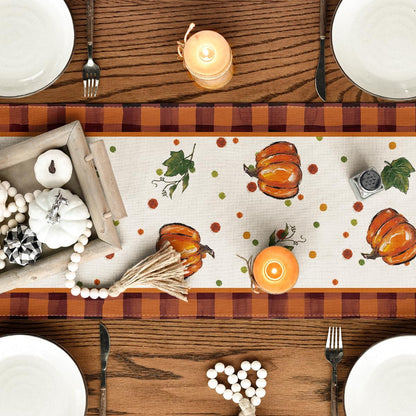 210 GSM Fall Table Runner Home Party Decor 13X72 Inch7