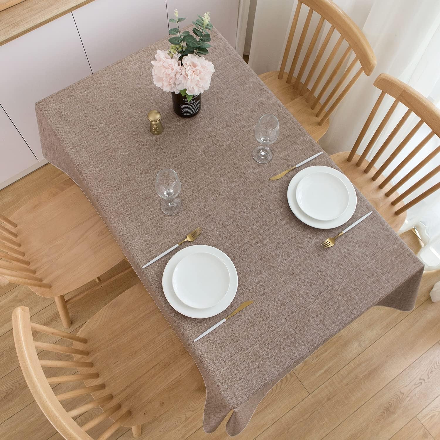 vinyl-tablecloth-with-flannel-backing-flaxen-waterproof-stain-resistant-easy-clean-table-cover-for-dining-kitchen-and-outdoor-use-60-x-84-rectangle
