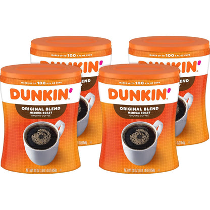 Dunkin’ Original Blend Medium Roast Ground Coffee, 30 Oz. Canister | Made with Arabica Beans, Rich & Smooth Flavor, Stay-Fresh Coffee Canister, Easy-Drinking Medium Roast, Great Hot or Iced3