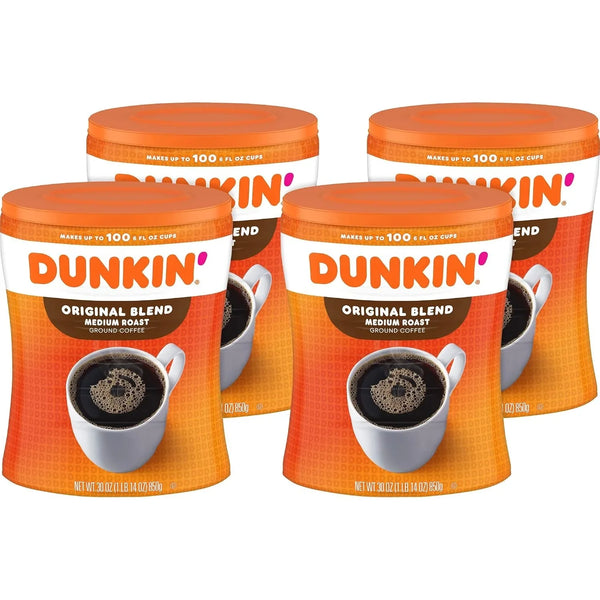 Dunkin’ Original Blend Medium Roast Ground Coffee, 30 Oz. Canister | Made with Arabica Beans, Rich & Smooth Flavor, Stay-Fresh Coffee Canister, Easy-Drinking Medium Roast, Great Hot or Iced3