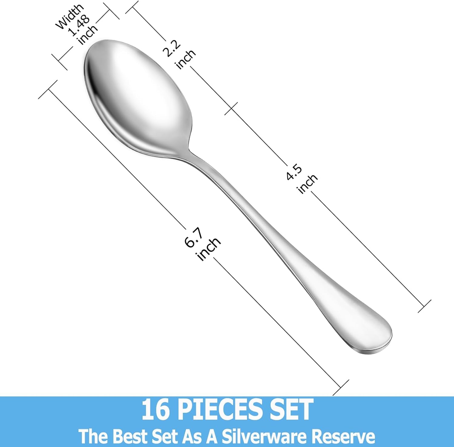 teaspoon-set-16-piece-6-7-spoons-silverware-premium-food-grade-stainless-steel-tea-spoons-durable-small-spoon-good-teaspoons-kitchen-dessert-spoon-set-mirror-finish-dishwasher-safe