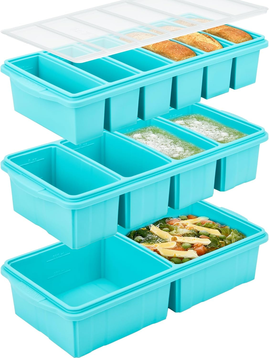 silicone-freezer-tray-with-lid-soup-freezer-container-molds-set-makes-2-cup-1-cup-1-2-cup-portions-cubes-perfect-for-preparing-meals-in-different-portion-sizes-oven-dishwasher-safe