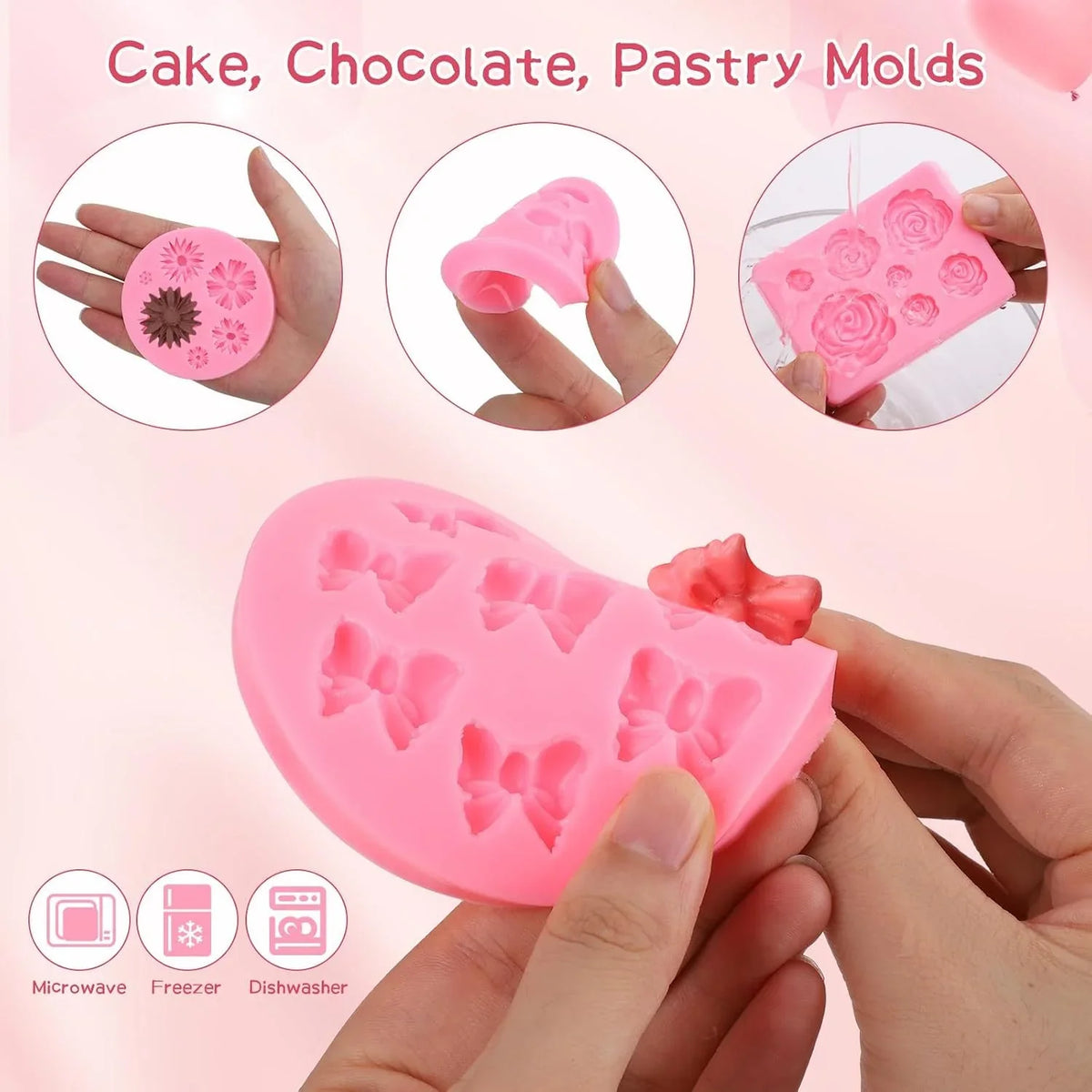 4-pcs-flower-bow-silicone-molds-for-chocolate-and-candy-flower-chocolate-molds-bow-candy-mold-silicone-for-wax-melts-wax-melts-birthday-cake-decoration