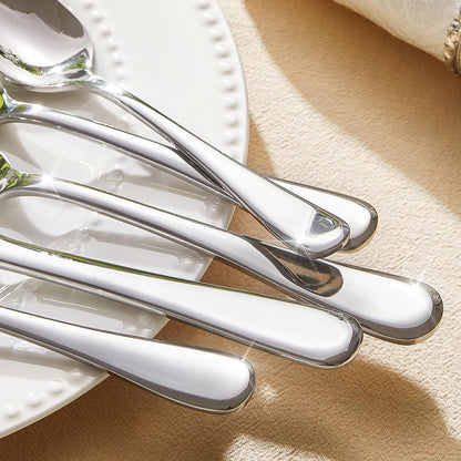 Silverware Set for 4, 20 Piece Stainless Steel Flatware Cutlery Utensil Set7