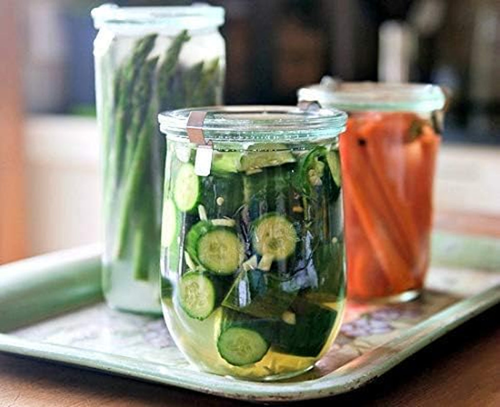 tulip-jar-sour-dough-starter-jars-for-sourdough-1-x-745-large-clear-jar-with-wide-mouth-1-liter-includes-glass-lid-rubber-seal-and-steel-clips