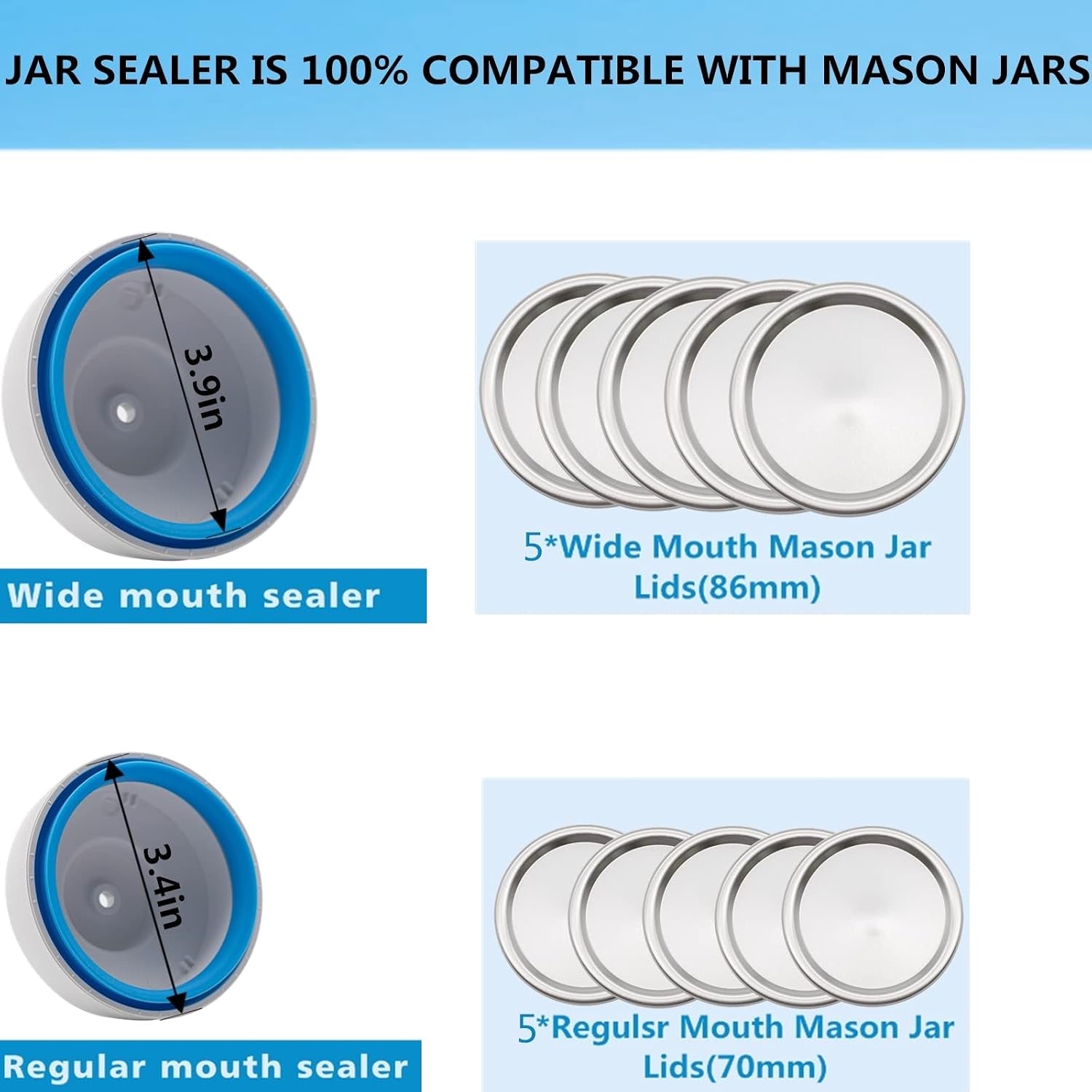 mason-jar-vacuum-sealer-and-portable-hand-pump-accessory-hose-compatible-with-foodsaver-vacuum-sealer-sit-for-jars-regular-wide-mouth-for-food-storage