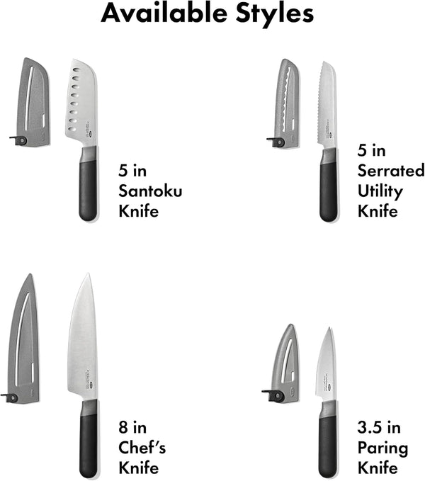 OXO Good Grips 5 in Santoku Knife with Locking Sheath7