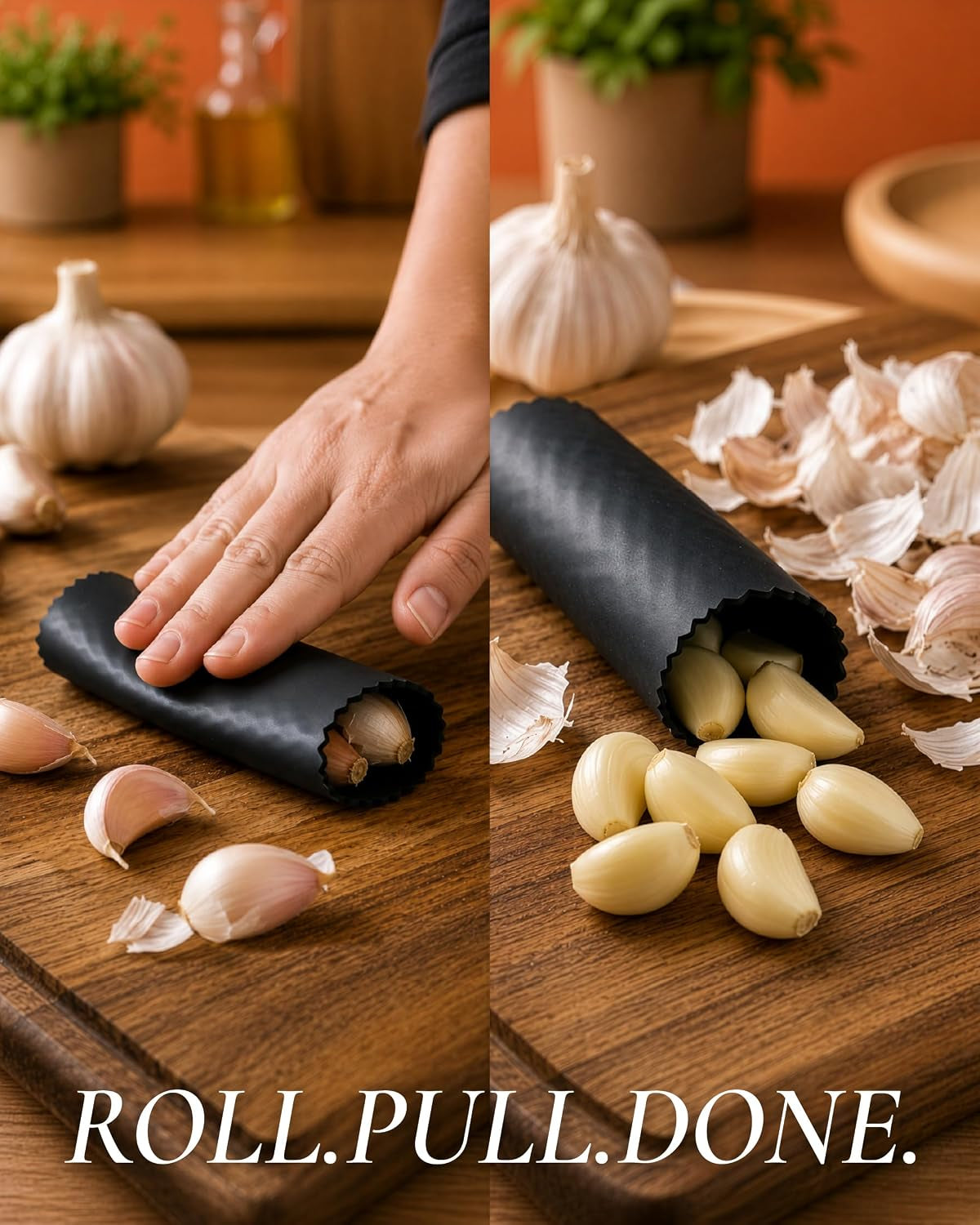 premium-garlic-press-set-rust-proof-professional-garlic-mincer-tool-easy-squeeze-easy-clean-with-soft-ergonomic-handle-silicone-garlic-peeler-brush-silver
