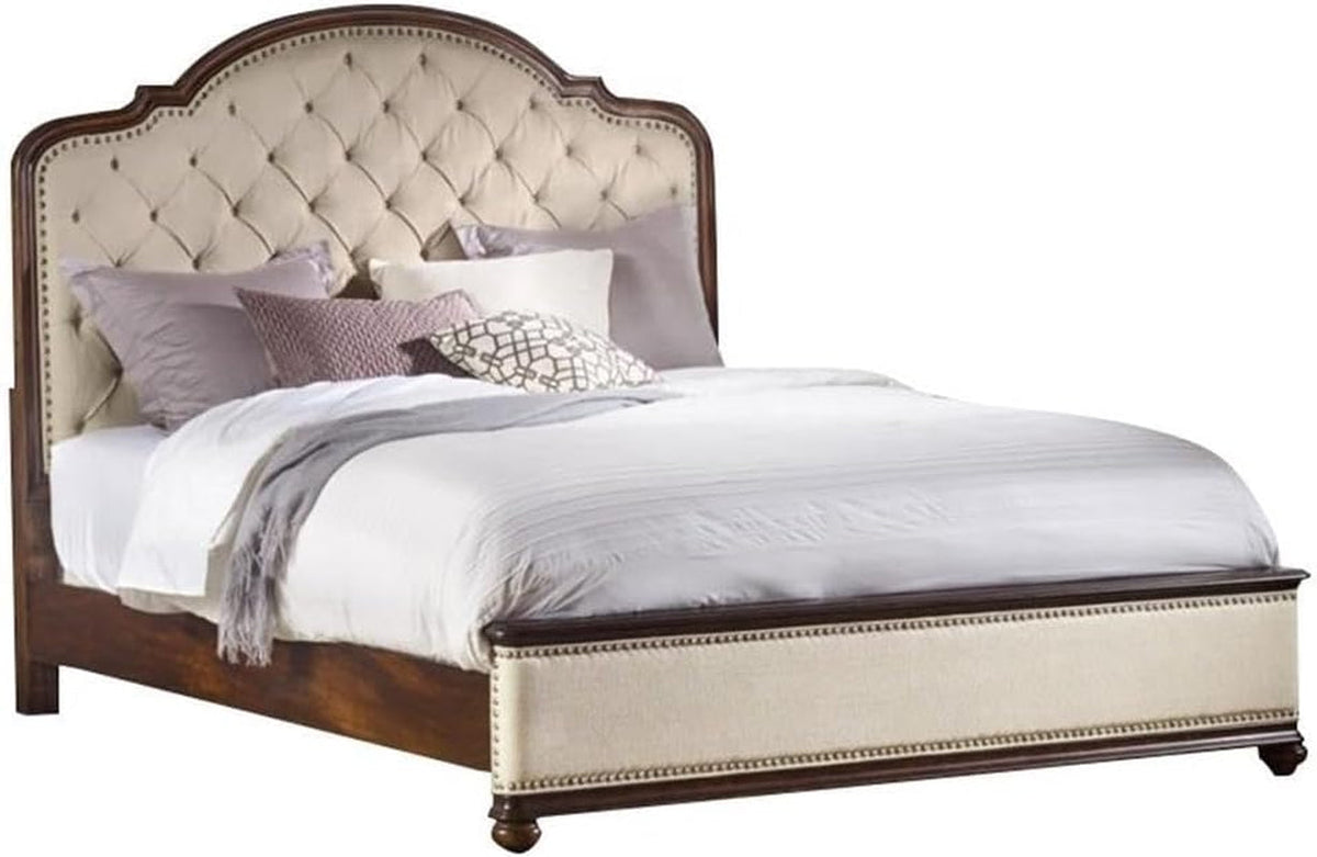 leesburg-upholstered-queen-bed-with-wood-rails-in-mahogany