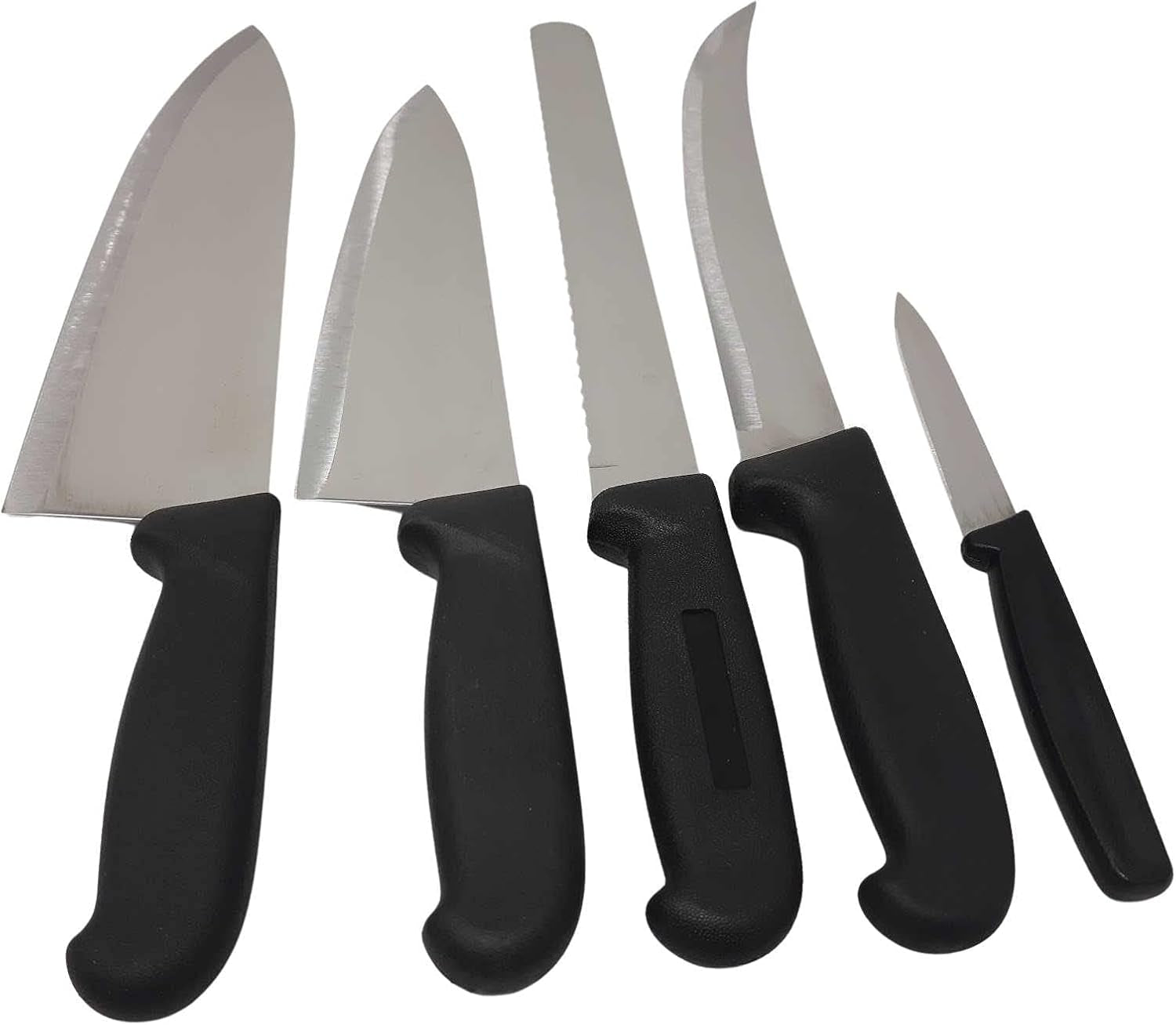 knife-sets-choose-5-10-or-15-piece-set-black-handle-razor-sharp-commercial-kitchen-cutlery-cooks-knives-5-piece-set