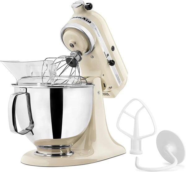 Kitchenaid Artisan, 5-Qt Tilt Head Stand Mixer, KSM150PS, Almond Cream3