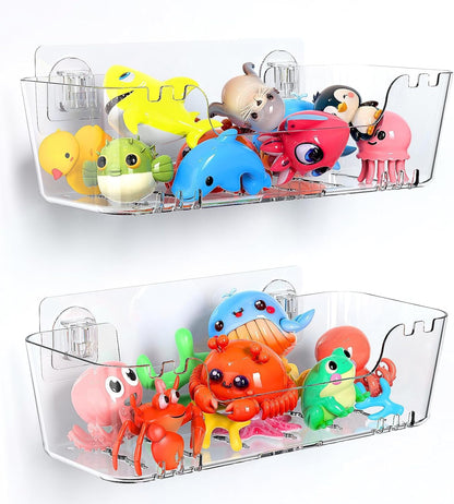 Bath Toy Storage Holder for Bathtub 2 Pack Bath Toy Organizer1