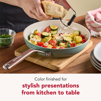 Kitchenaid Hard-Anodized Induction Ceramic Pots and Pans Set, 9Pc Cardamom8