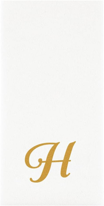 Disposable Paper Napkins 50 Count 15.75 X 7.87 Inches Linen-Feel Airlaid Napkins Compostable Absorbent Gold Printed Napkins for Elegant Events8