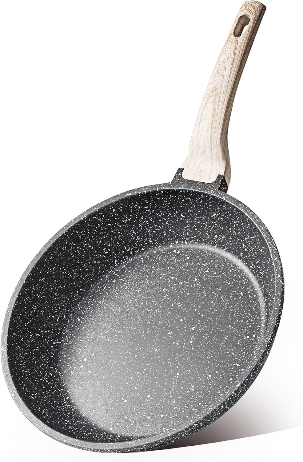 nonstick-frying-pan-8-inch-classic-granite-skillet-kitchen-healthy-non-toxic-stone-cookware-all-stovetop-compatible-cool-handle-easy-to-clean-pfoa-free