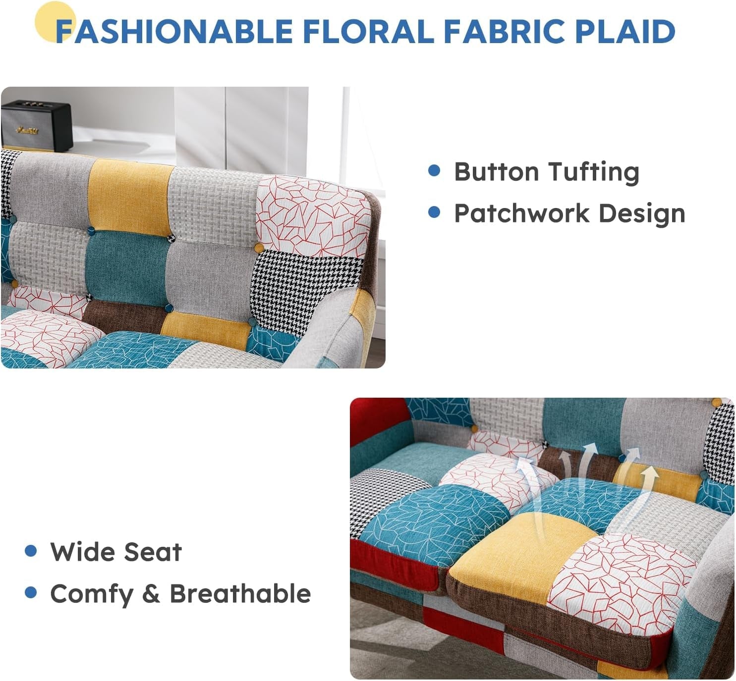 modern-boho-loveseat-couch-sofa-chair-for-living-room-bedroom-upholstered-colorful-plaid-fabric-2-seat-love-seat-sofa-with-wood-leg-for-small-space-one-loveseat