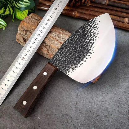 Meat Cleaver, Hand Forged Kitchen Boning Knife Stainless Steel Slicing Knife Butcher Knife Butcher Knives4