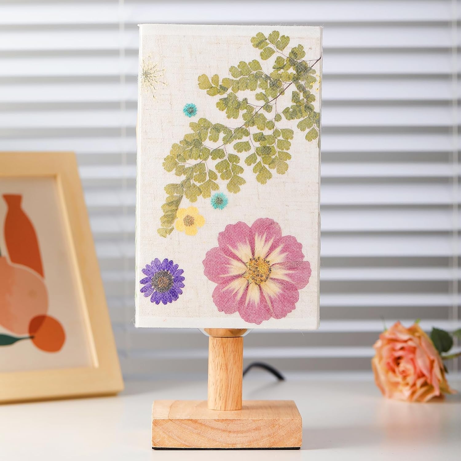 dried-flowers-table-lamp-5w-led-3color-temperatures-pressed-flower-bedside-lamp-square-linen-shade-with-wood-base-for-bedroom-living-room